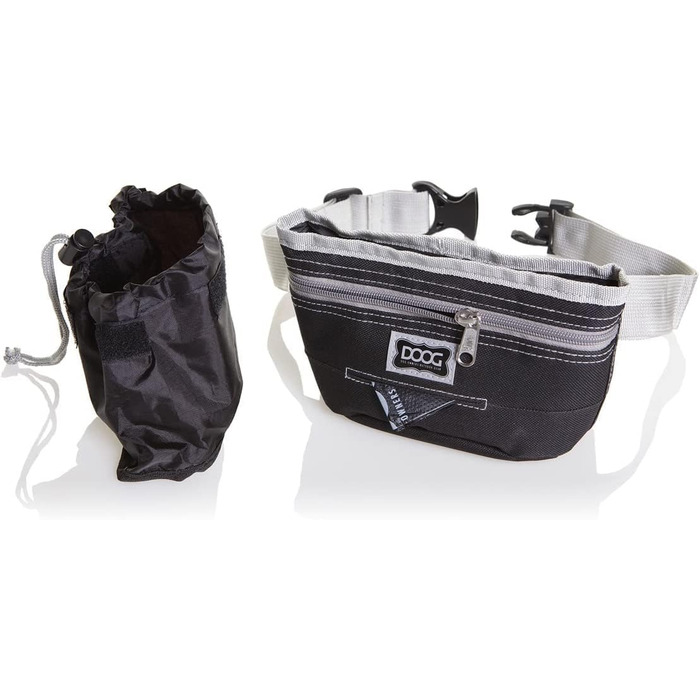 DOOG Сумка для ласощів для собак, Чорна