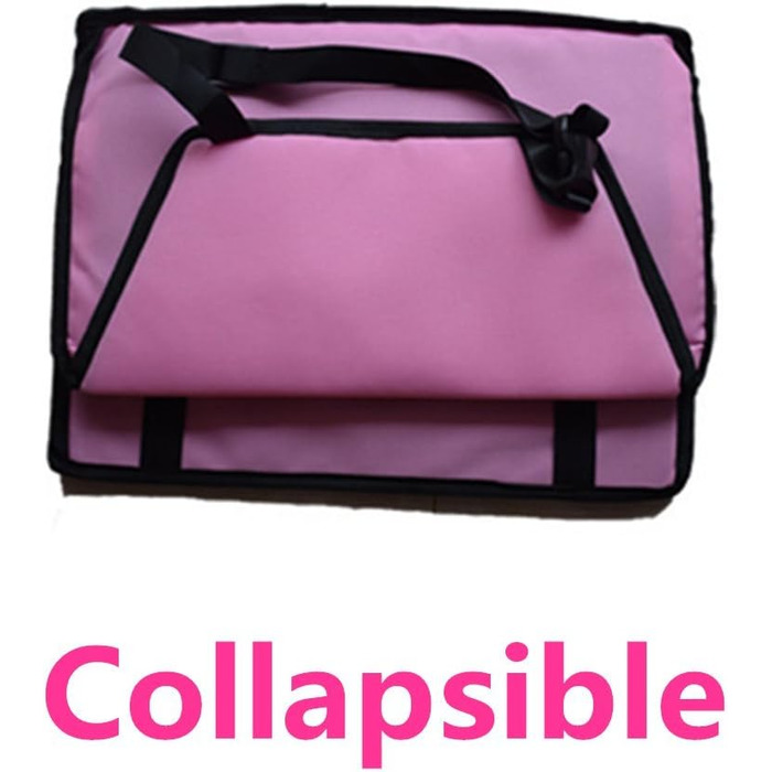 Складана лежанка для цуценят, водонепроникна, з карабіном, універсальна (чорна)