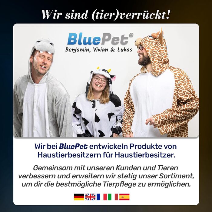 BluePet LIMITED UnterwollToll 2.0 щітка для собак і котів довгошерстих, з гребінцем для підшерстя, видалення підшерстя та ковтунів, масажний ефект, захист остевого волосся, щітка для шерсті