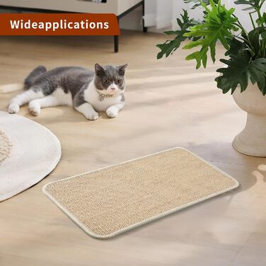 Килимок для дряпання котів, 3 шт., 50x25 см, сізаль, захист меблів та стін