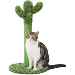Дряпка для котів Made4Pets Кактус 55,1 см, з натурального сизалю, для кошенят, з іграшками, для дому