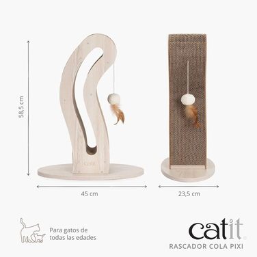 Когтеточка для котів Catit Pixi 42515 з хвостом