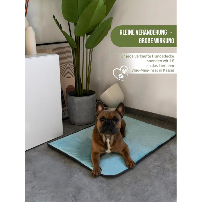 М'яка підстилка для собак Normani - підстилка для тварин з безпечного матеріалу, 40x50, 60x80, 70x100, 80x120 см (Блакитний)