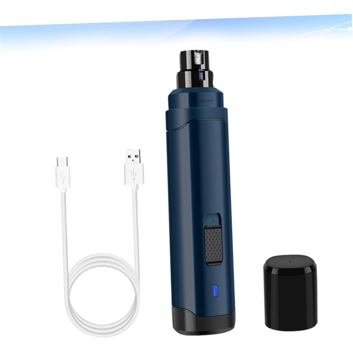 Електричний обрізчик нігтів для домашніх тварин BESPORTBLE - для собак та котів, USB, компактний