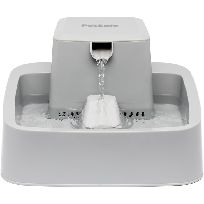 Автоматичний фонтан для води PetSafe Drinkwell 1,8 л, для котів і малих собак, з фільтром, легке очищення