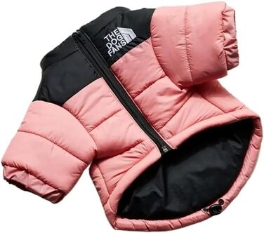 Тепла зимова жилетка для собак, пухова куртка для малих та середніх собак, теплий ізольований верхній одяг для Французького бульдога та цуценят (Рожевий, розмір S)