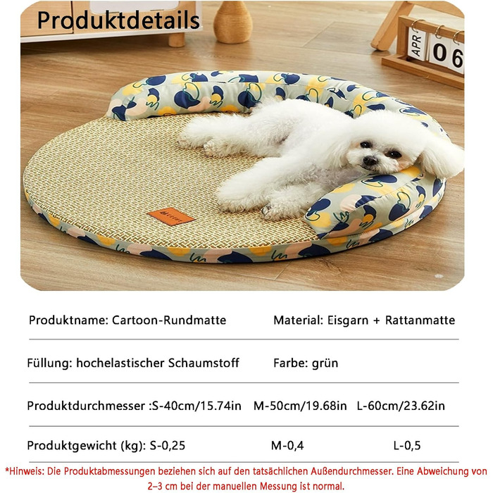 Ранкові ліжка для котів, собак та цуценят з ротангу: знімні, дихаючі та м'які