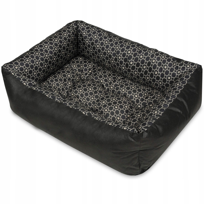 Ліжко-канапе для собак Superkissen24, чорне, 90 см x 120 см