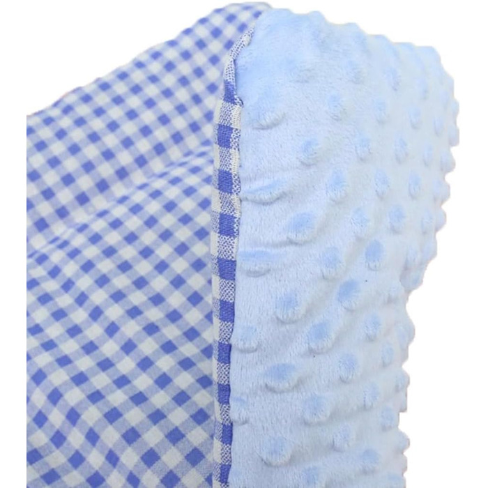 М'який килимок-матрац для собак та котів, теплий лежак, 2 шт. (M, 53x40 см, кавовий + блакитний)