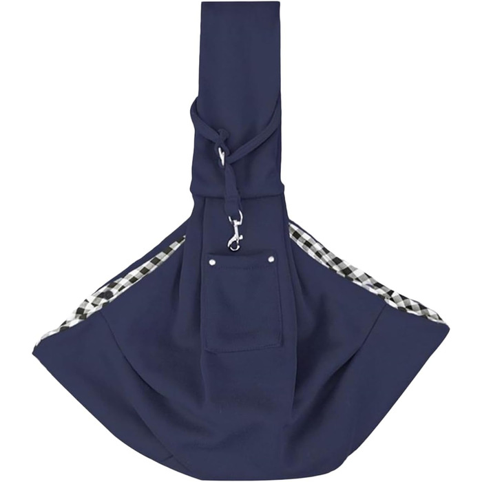 Транспортувальна сумка-слінг для собак та котів, блакитна | Зручна переноска для маленьких тварин на прогулянку та подорожі