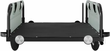 Причіп для велосипеда сірий Oxford, корзина для собак, сталь