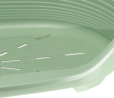 Крізь-ліжко для собак Ferplast Siesta Deluxe, велике, зелене, 84 x 55 x 28,5 см, пластикове, знімний кошик