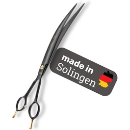 Ножиці кухонні EHASO Revolution Black Schere Titanium 25 см, вигнуті, японські