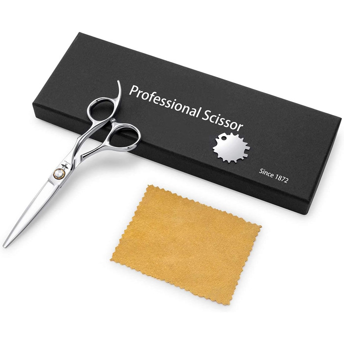 Професійні ножиці для стрижки волосся PURPLEBIRD 6 дюймів, 440C сталь, для жінок та чоловіків, прямі