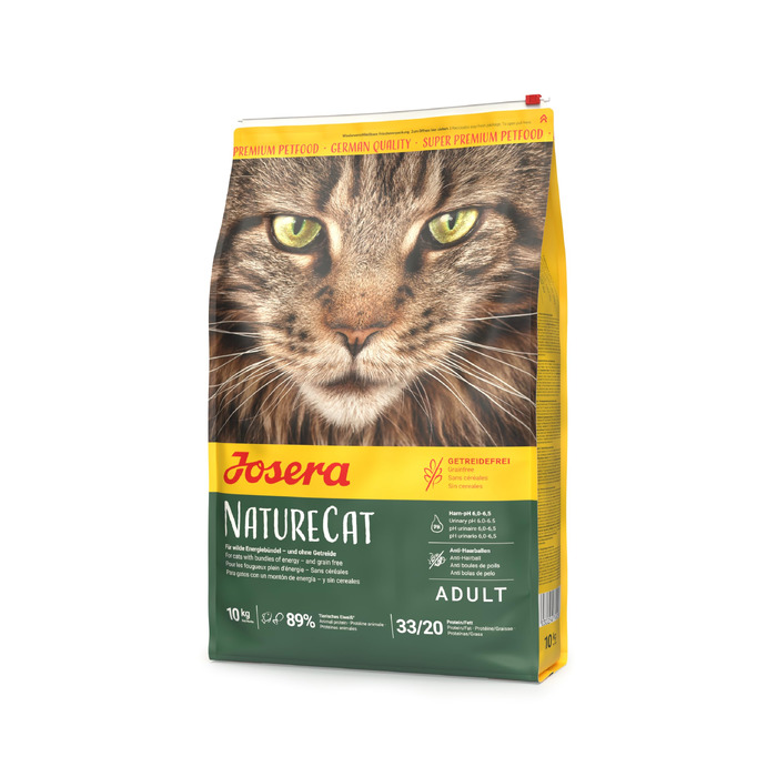 Сухий корм для котів JOSERA NatureCat з лососем та птицею, 10 кг