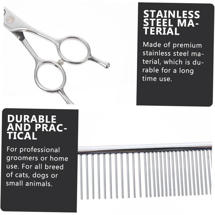 Ножиці для стрижки собак Sosoport: професійні ножиці для грумінгу з нержавіючої сталі