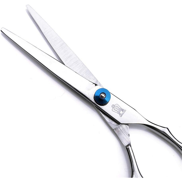 Набір професійних ножиць для грумінгу тварин 6.0 дюймів, нержавіюча сталь, прямі та зігнуті леза, ножиці для розрідження, для собак та котів