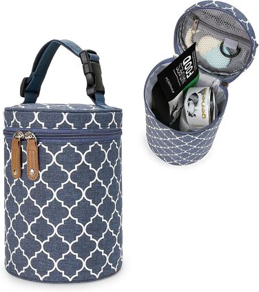 Сумка для корму для собак, сухий корм, вихідний контейнер, сумка для подорожей з собакою, для відпочинку, кемпінгу, подорожей та повсякденного використання, блакитна