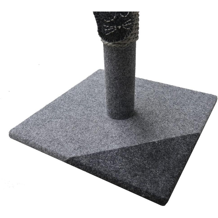 Котячий когтетоп Rosewood 40146 стильний та сучасний, з повсті та сизалю, антрацит