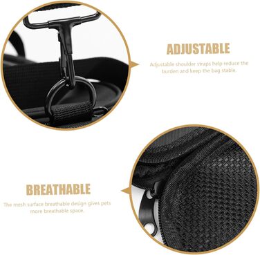 Транспортна сумка для котів Milisten, складана переноска для цуценят та дрібних тварин, дихаюча переноска для собак, аксесуари для тварин