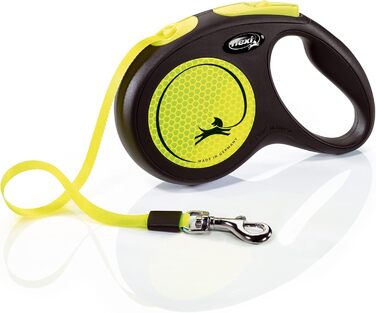 Класична світловідбивна стрічка Neon Reflect M, 4,9 м, чорна/неонова