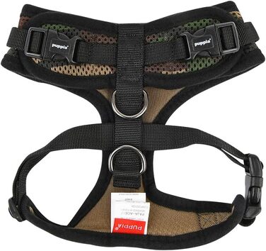 Шлейка для собак Puppia Ritefit - регульована, м'яка, камуфляж, S