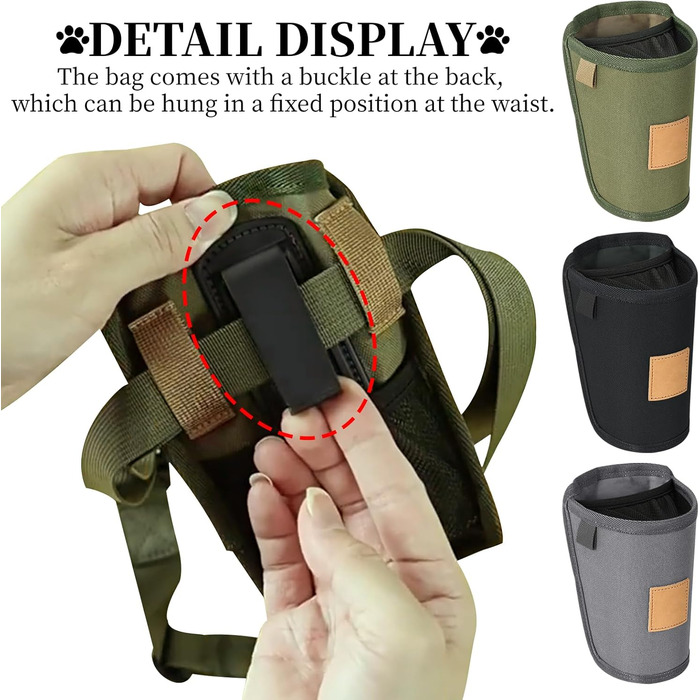 Набір для дресирування собак: сумка для ласощів, свисток, диспенсер для відходів, регульований