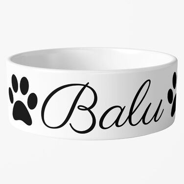 Персоналізовані годівниці для собак з лапами | Персоналізована годівниця для собак з кераміки | Годівниці для домашніх тварин з іменем або текстом на замовлення