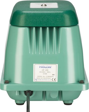 Компресор HiBlow HP-200, 230 л/хв, 1,3 м, вихід 18 мм, 210 Вт