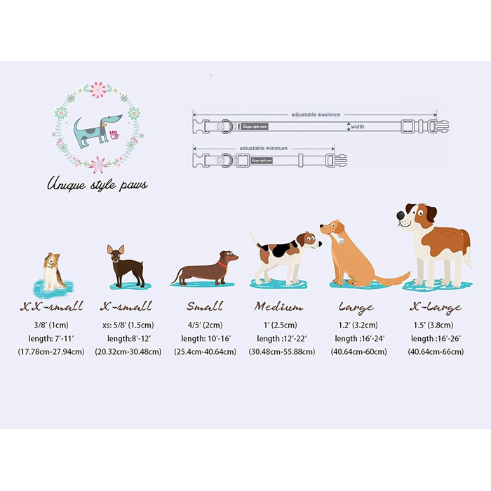 Елегантний поводок для собак Unique Tyle з клямкою та бантиком, для маленьких, середніх та великих собак та котів, XX-XL (S, коричневий)