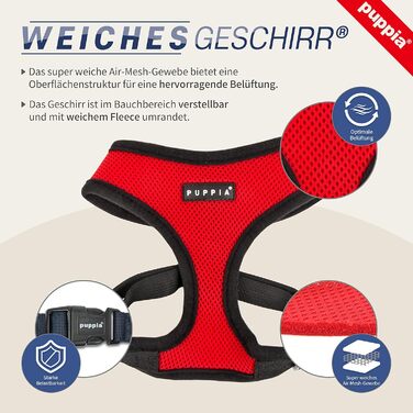 Нашийник для собак Пуппія (XS, Pink) - м'який, для малих та середніх порід, також для цуценят, анти-pull