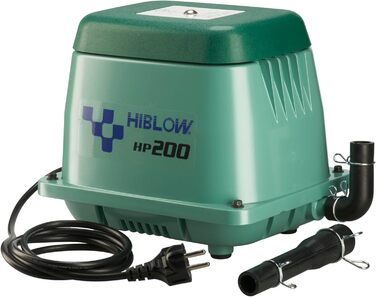 Компресор HiBlow HP-200, 230 л/хв, 1,3 м, вихід 18 мм, 210 Вт
