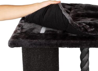 Кігтеточка для котів Granville XXL - велика, сіра, 157x60x170 см, для великих порід (Mainecoon)