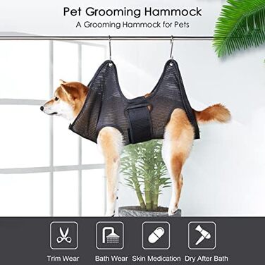 Гамак для собак та котів SGerste Dog Care - допомога у стрижці нігтів, гамачок для домашніх тварин, догляд за тваринами