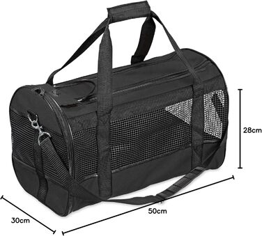 Сумка Karlie Divina L: 50 x 28 x 30 см, чорна