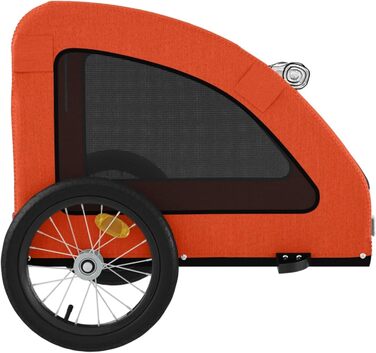 Трансформер для собак з металевим каркасом, Oxford-тканина, PVC-дах, вантажопідйомність до 45 кг, Оранжевий, Model93956