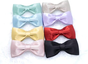 Елегантний краватка-метелик для собак, шовковий, регульований, з бантиком, для великих собак, розмір M (XL, блакитний)