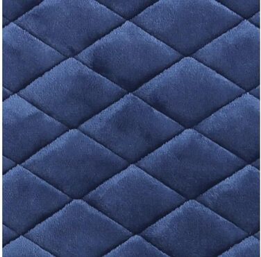Прямокутна подушка для собак Flamingo Weimar, синя, 101x63x2 см, знімний чохол, антиковзке дно, для кліток