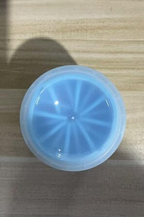 Очисник для лап собак, силіконовий, портативний, знімний, з мікрофібровим рушником, блакитний