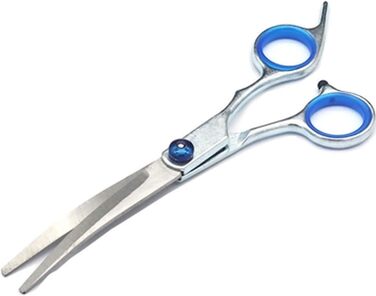 Набір ножиць для грумінгу собак: нержавіюча сталь, прямі, витончені та зігнуті ножиці для догляду за шерстю