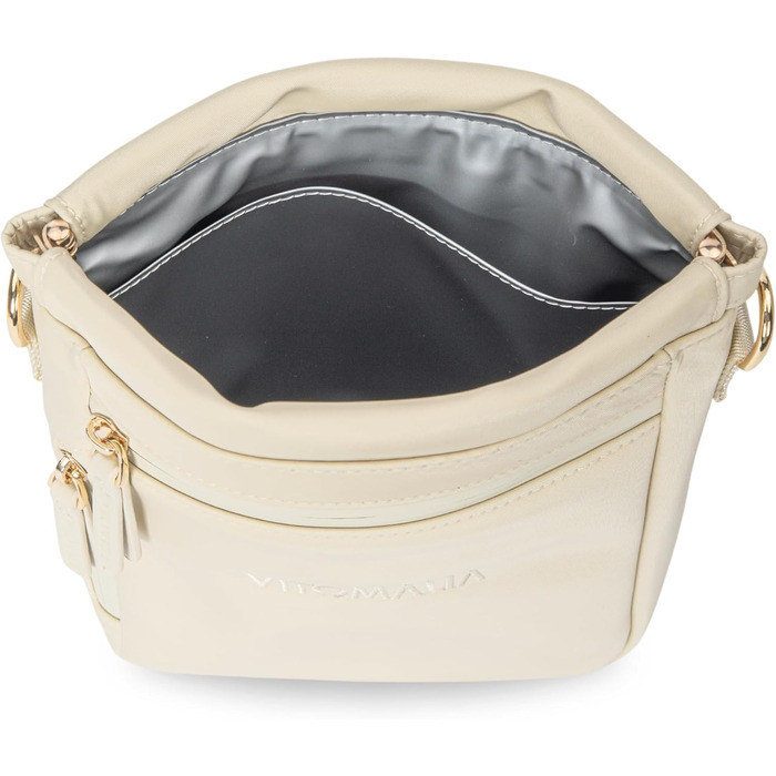 Сумка для собак Deluxe: багатофункціональна сумка через плече з кишенями для ласощів, повідка, корму та відходів, з магнітним закриттям - ідеальна для прогулянок та дресирування (Бежева)