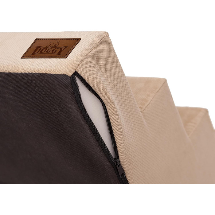 Сходинки для тварин Huastiertreppe: допомога у підйомі для собак та котів, 4 сходинки, 40x60x40 см, Бежевий Savoy