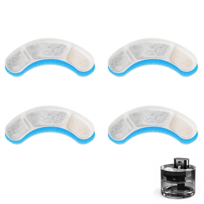 Бездротовий фонтан-поїлка для котів 3.5л з датчиком руху, акумулятор 5000mAh, тихою помпою та чашею з нержавіючої сталі (4 фільтри в комплекті)