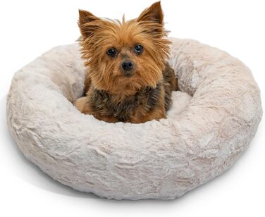 Ліжко для собак і котів Best Friends by Sheri Calming Donut XS, плюшеве, 45,7x45,7 см