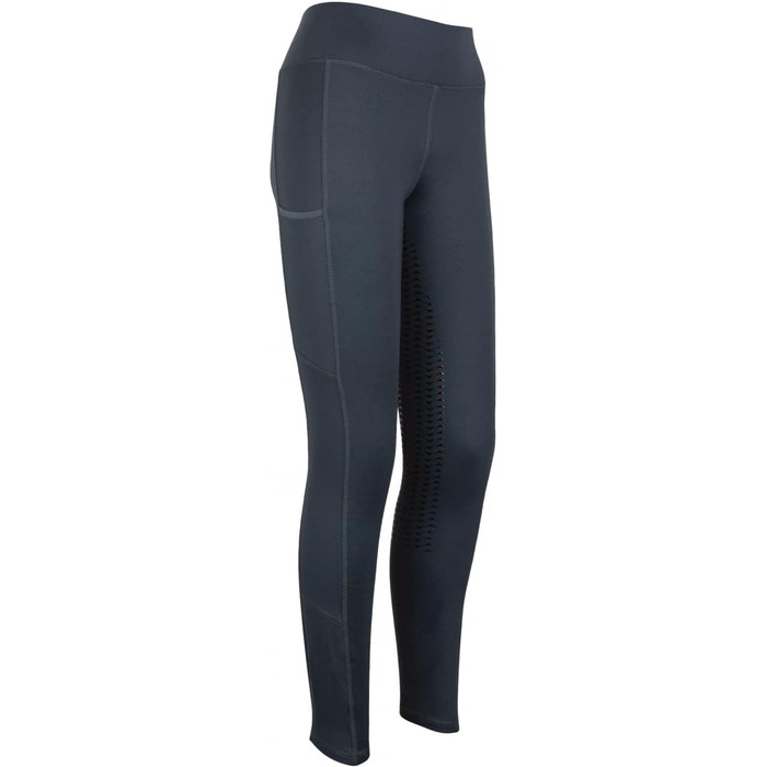 Легінси для верхової їзди Lazura Emilia для дітей та жінок | Термо-леггінси з флісовою підкладкою та силіконовим повним обхватом | Легінси для дівчаток та хлопчиків, розмір 38, колір Asphalt
