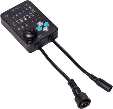 AQPET Neptune Wave помпа для циркуляції води з магнітним кріпленням, для морського акваріума, 4000 л/год, чорна