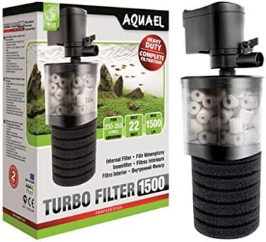 Фільтр для акваріума Aquael Turbo 1500 N v2, внутрішній, 1 шт.