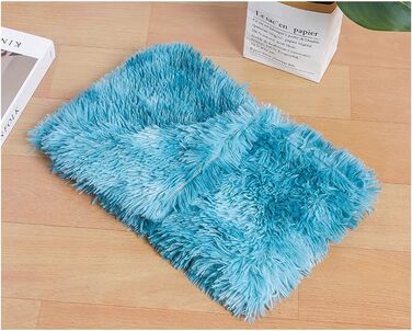 М'яка та зручна плюшева ковдра для котів та собак CuiGrün (100x75 см, блакитний)