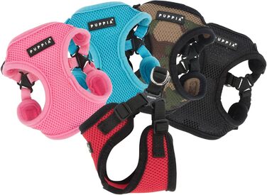 Шлейка для собак Puppia PARA-HC1533 SOFT, чорний, розмір M