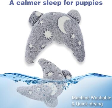 Подушка для котів та собак, U-подібна, м'яка, плюшева, заспокійлива іграшка, для маленьких собак, напівкругла, нічне світло, для полегшення суглобів